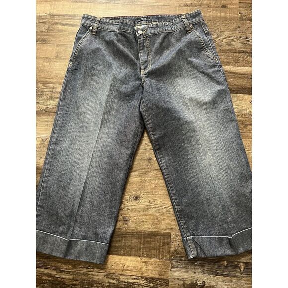 Nautica Denim Capris Size 12 EUC‎ - Picture 1 of 4